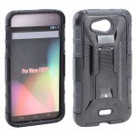 Wholesale Kyocera Hydro Wave C6740 Holster Combo Belt Clip Case (Black)